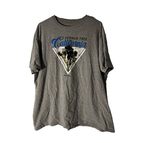 Columbia Joshua Tree California Graphic Mens XXL 2xl  T-shirt Gray - Picture 1 of 2